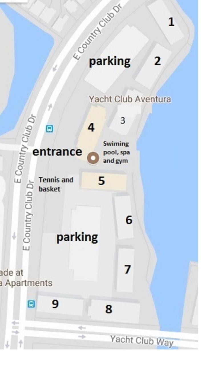 6-502 Amazing Water View - Three Bedrooms Aventura Exteriör bild